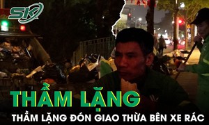 Chuyện những người thầm lặng đón Giao thừa bên xe rác
