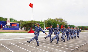 Sôi nổi ra quân huấn luyện năm 2026 trên các đảo ở Trường Sa