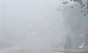 Miền Bắc sương mù kèm mưa rải rác mùng 6 Tết