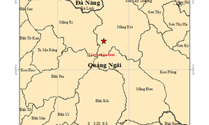 Quảng Ngãi lại hứng 5 trận động đất liên tiếp ngày mùng 7 Tết