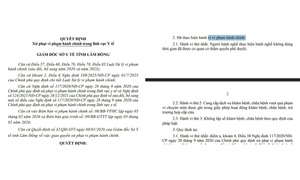 Vi phạm quy định khám chữa bệnh, một cơ sở y tế ở Lâm Đồng bị phạt 51 triệu đồng