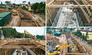 Đại công trường 920 tỷ đồng 'giải cứu' ngập úng phía Tây Bắc Hà Nội