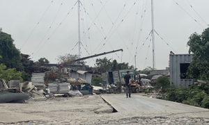 Hiện trạng khu đất 4,3 ha vi phạm ở phường Đại Mỗ, Hà Nội