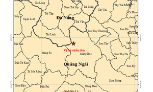 Quảng Ngãi hứng động đất liên tiếp