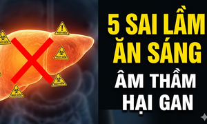 5 sai lầm khi ăn sáng âm thầm hại gan nhiều người vẫn mắc phải