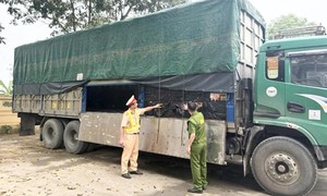 Chặn đứng hơn 5 tấn lạp xưởng không rõ nguồn gốc đang trên đường về Hà Nội