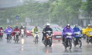 Nhiều nơi mưa dông do ảnh hưởng của không khí lạnh