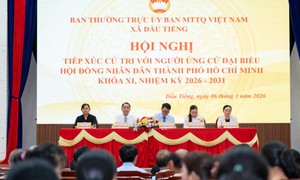Ứng cử viên HĐND TP HCM Nguyễn Hoàn Vũ nêu cam kết phát triển hệ sinh thái y tế và an sinh