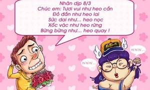 Lời chúc ngày Quốc tế Phụ nữ 8/3 hài hước và độc đáo tặng bạn gái