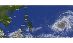 Bão Sinlaku đang tiếp tục mạnh lên, có thể đạt cấp siêu bão