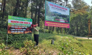 Kiểm lâm khuyến cáo không đốt vàng mã trong cao điểm nắng nóng để phòng cháy rừng