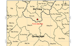 Đà Nẵng liên tiếp hứng 7 trận động đất trong ngày