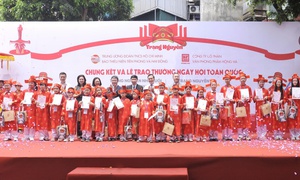 348 học sinh tranh tài tại Chung kết 'Trạng Nguyên nhỏ tuổi' và Trạng Nguyên 'Nét chữ - Nết người'