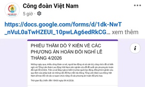 Lấy ý kiến về 3 phương án hoán đổi ngày nghỉ lễ Giỗ tổ Hùng Vương và 30/4 - 1/5