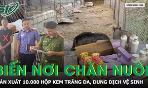 Biến trang trại chăn nuôi thành nơi sản xuất 10.000 hộp mỹ phẩm, dung dịch vệ sinh