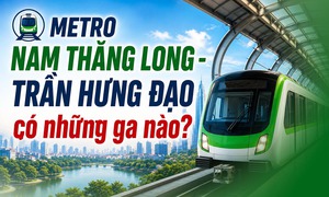 Metro Nam Thăng Long - Trần Hưng Đạo có những ga nào?