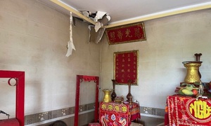 Bắt nhanh nhóm đối tượng liên tiếp trộm tài sản tại các Miếu thờ