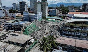 Sập tòa nhà 9 tầng khiến ít nhất 4 người chết, hàng chục người mất tích tại Philippines