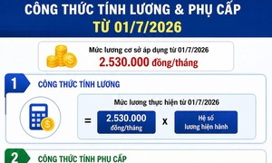 Từ 1/7, tiền lương, phụ cấp của cán bộ, công chức sẽ được tính thế nào?