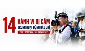 14 hành vi bị cấm trong hoạt động báo chí từ 1/7