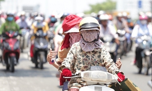 Nắng nóng dài ngày bao phủ miền Bắc, miền Trung từ hôm nay