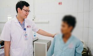 Cứu nam thanh niên vỡ gan do tai nạn lao động