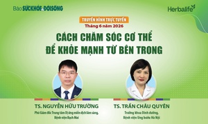 Truyền hình trực tuyến: Cách chăm sóc cơ thể để khỏe mạnh từ bên trong