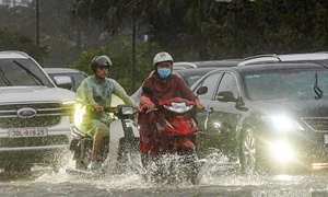 Đêm nay miền Bắc lại bắt đầu đợt mưa lớn