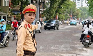 Phân luồng giao thông phục vụ sự kiện tại Hà Nội trong ngày 7 - 8/6