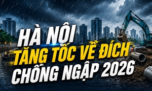 Hà Nội tăng tốc về đích chống ngập 2026