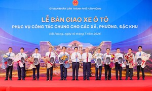 98 xã, phường, đặc khu ở Hải Phòng được trang bị xe ô tô điện năm 2026