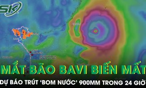 Mắt bão BAVI biến mất trước giờ đổ bộ Trung Quốc, dự báo trút ‘bom nước’ gây mưa tới 900mm trong 24 giờ
