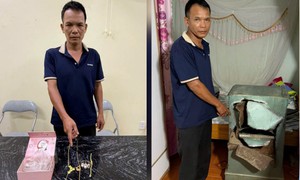 Lẻn vào nhà người quen, đục két sắt lấy trộm 1 cây vàng