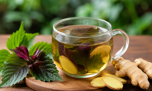 Điều gì xảy ra với cơ thể khi uống nước lá tía tô với gừng?