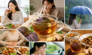 Uống nước lá tía tô với gừng vào thời điểm nào tốt nhất?