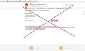 Cảnh báo chiêu trò giả trang web dịch vụ công quốc gia để lừa báo phạt nguội