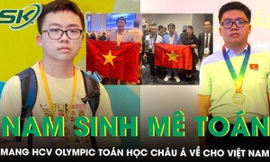 Nam sinh thức đến 4 giờ sáng giải toán, mang Huy chương vàng Olympic Toán học châu Á về cho Việt Nam sau 25 năm