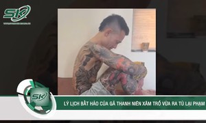 Bắt thanh niên xăm trổ cầm gậy, kiếm truy sát người kinh hoàng, lộ quá khứ 'vào tù ra tội'