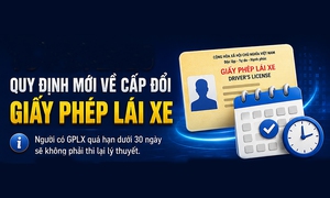 Quy định mới về cấp đổi giấy phép lái xe