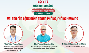 Truyền hình trực tuyến: 'VAI TRÒ CỦA CỘNG ĐỒNG TRONG PHÒNG, CHỐNG HIV/AIDS'