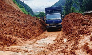 Đập chống lũ quét phát huy hiệu quả khi mưa lớn ở Sơn La