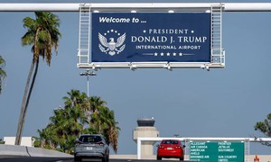 Mỹ chính thức có sân bay đầu tiên đặt theo tên Tổng thống Trump