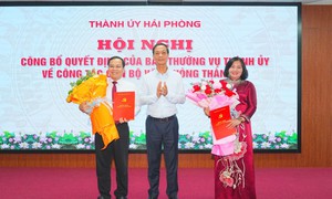 Hải Phòng công bố quyết định về công tác cán bộ 
