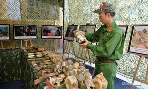 Những di vật từ hành trình tìm kiếm hài cốt liệt sĩ ở Tuyên Quang