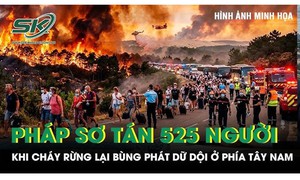 Pháp sơ tán khẩn cấp 525 người khi cháy rừng lại bùng phát dữ dội ở phía Tây Nam
