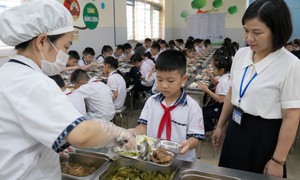 Hơn 600 đơn vị đăng ký cung ứng bữa ăn học đường tại Hà Nội