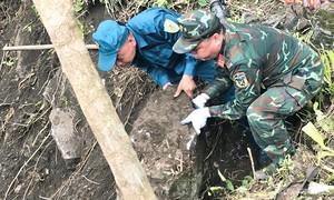 Dân quân nơi biên cương góp sức tìm hài cốt liệt sĩ giữa núi rừng Vị Xuyên