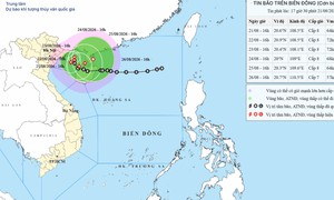 Biển Đông chính thức đón bão số 4, quỹ đạo rất phức tạp