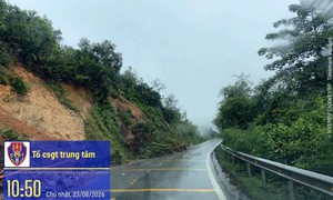 Cao Bằng cảnh báo ngập lụt, sạt lở, nhiều tuyến đường có nguy cơ chia cắt