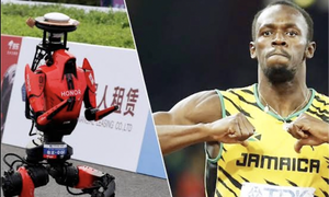 Xem robot Trung Quốc phá kỷ lục chạy nhanh 100m của ‘tia chớp đen’ Usain Bolt
